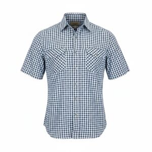 Clear Water Outfitters Men's Large Blue Plaid Casual Button-Up Shirt